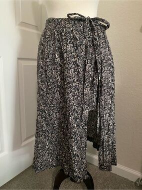 Free People Size 4 Brown Semi-wrap Skirt
